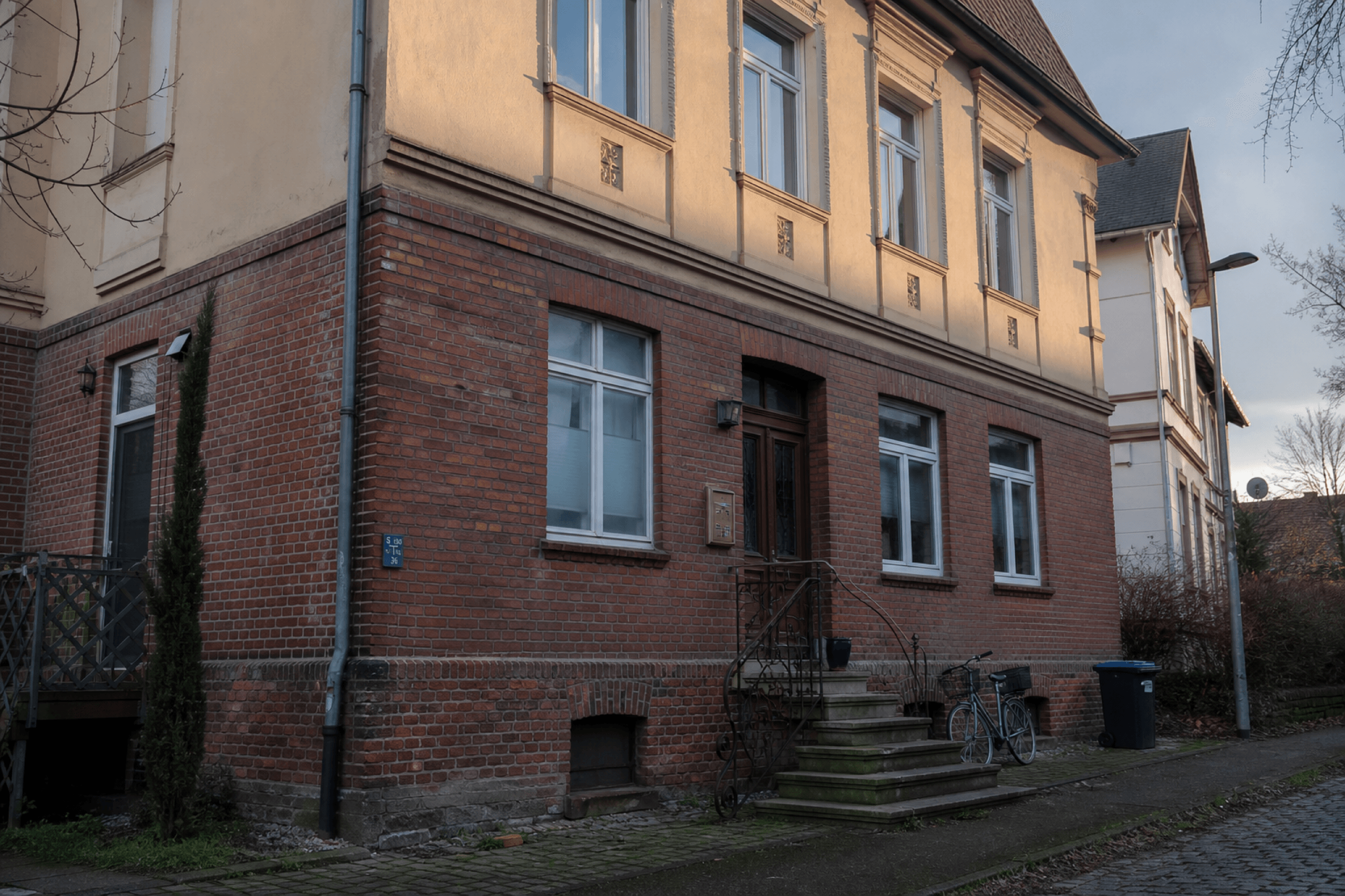 Ziegelsteinfassade des Goethehauses