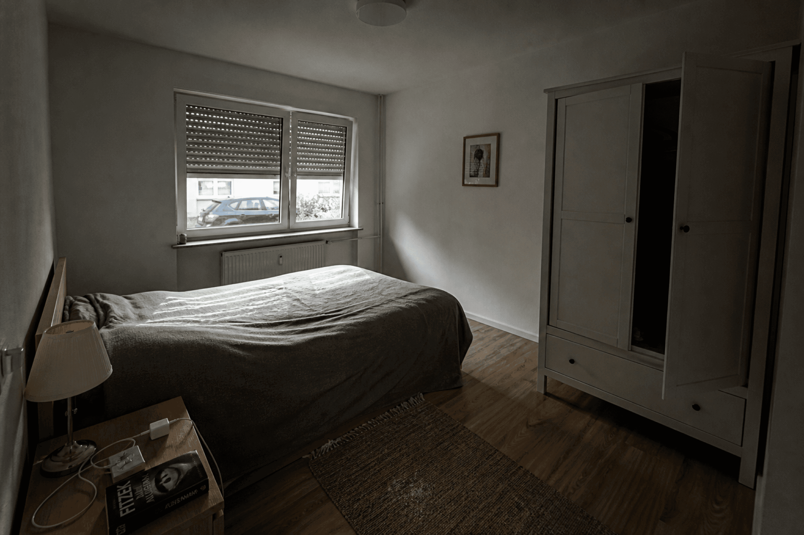 Schlafzimmer der Erdgeschosswohnung