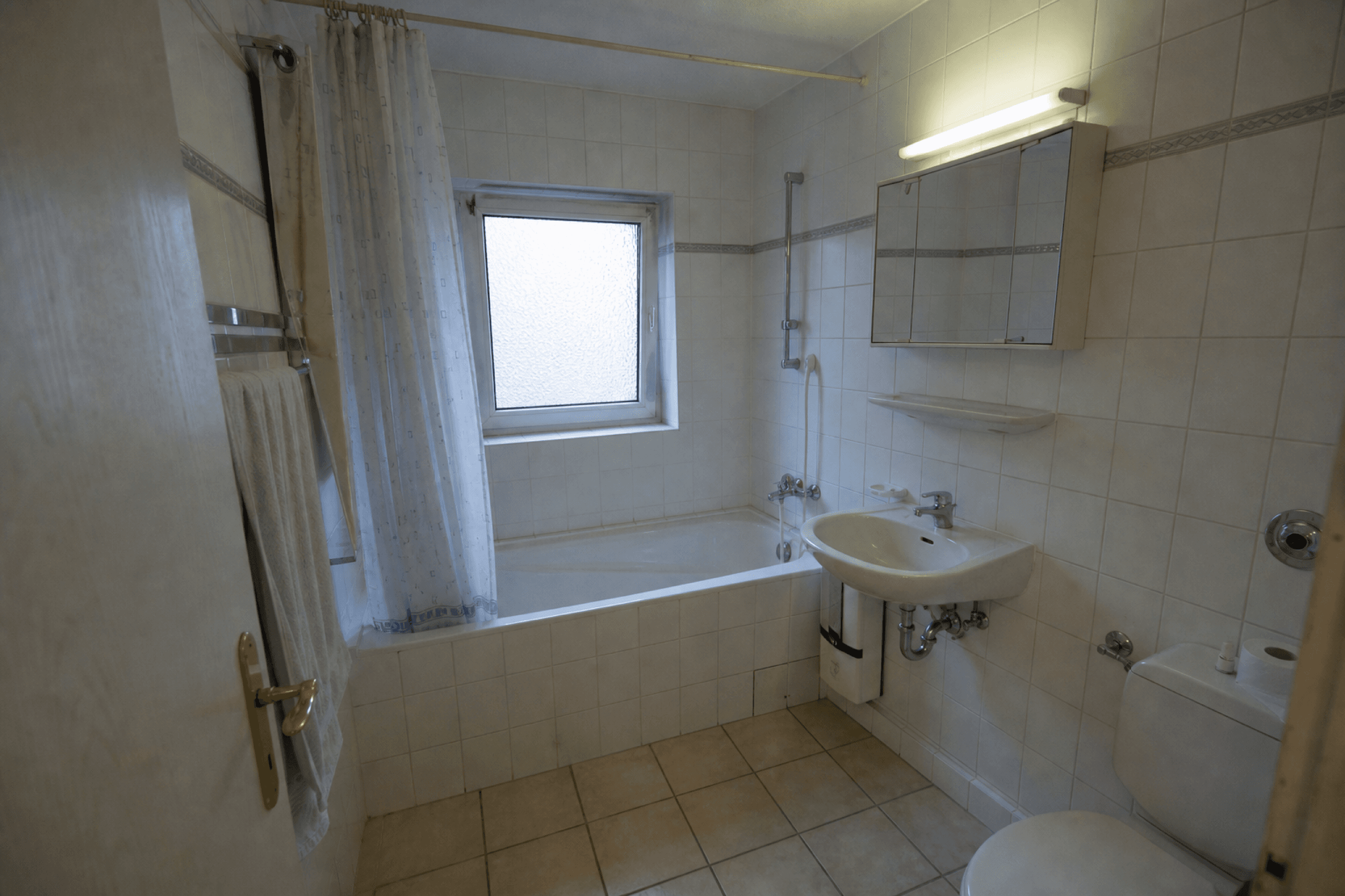 Badezimmer der Wohnung